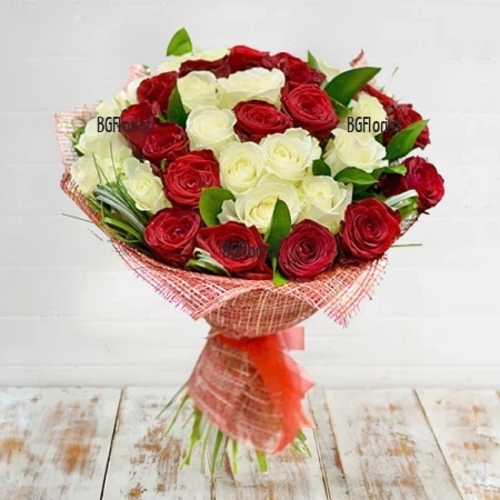 Online order of bouquets of roses with delivery to Sofia