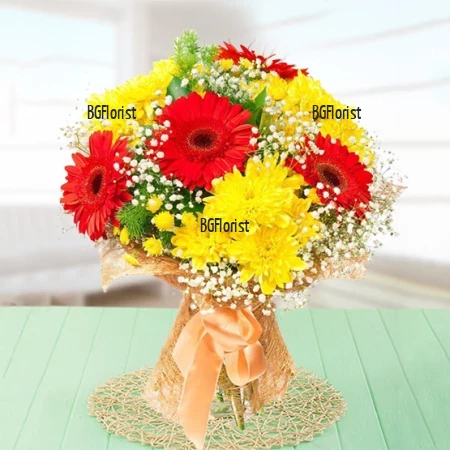 Send bouquet of mixed flowers to Sofia